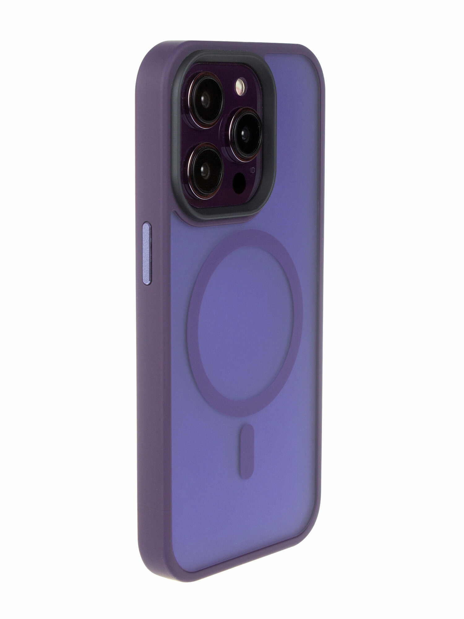 Чехол My Choice для iPhone 14 Pro Max (айфон 14 про макс) магнитный совместимый с MagSafe (магсейф) фиолетовый
