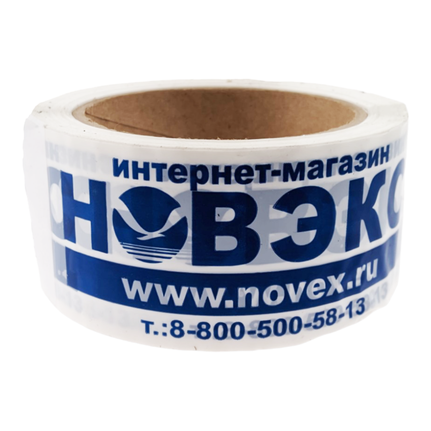 Клейкая лента с логотипом Новэкс  50ммх66м  толщина  40мк