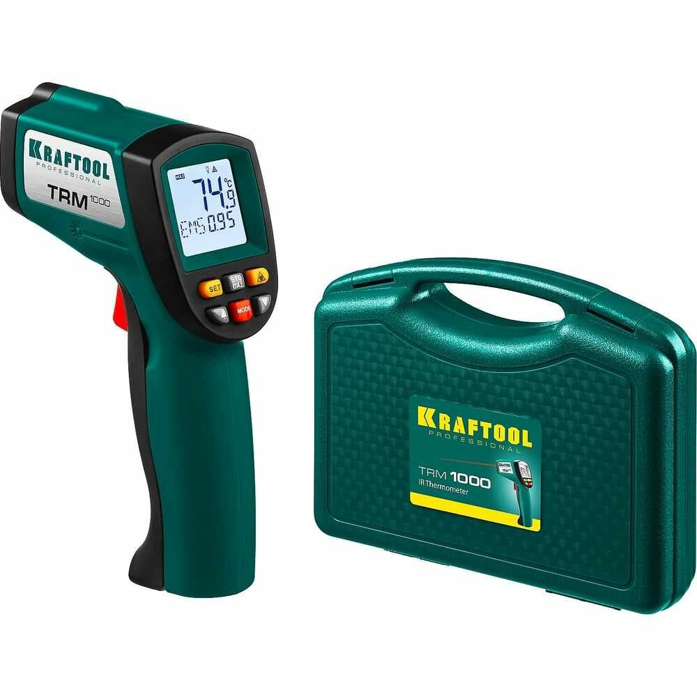 KRAFTOOL Professional TRM-1000 Пирометр инфракрасный, -50С +950С 45703-950