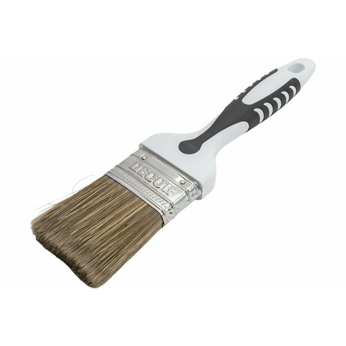 фото Decor кисть black white для лака 50x15мм темная щетина 2к ручка 830-050 11607152