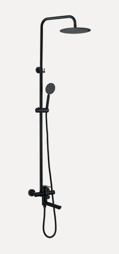 Изображение товара Душевая стойка для душа Frap F24801-6, черный, нержавеющая сталь