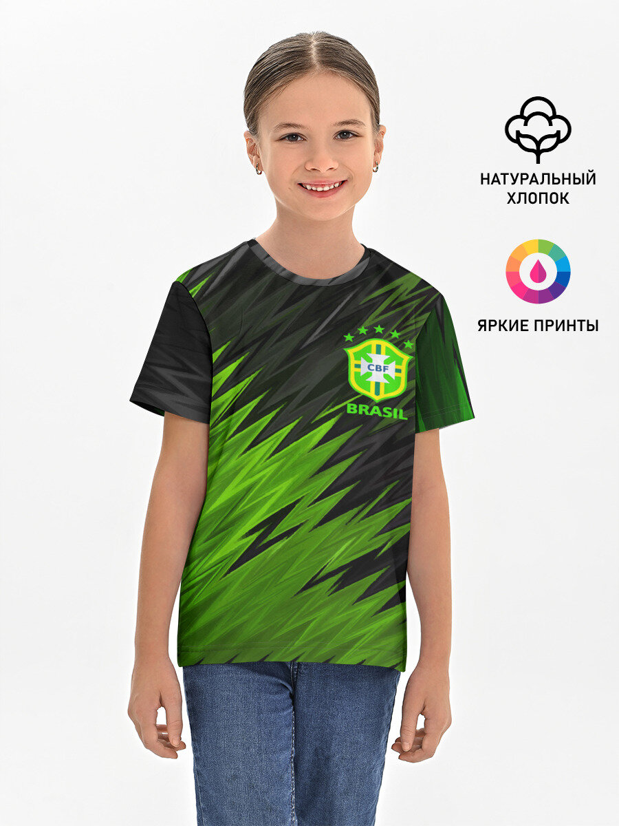 Футболка хлопковая детская Сборная Бразилии