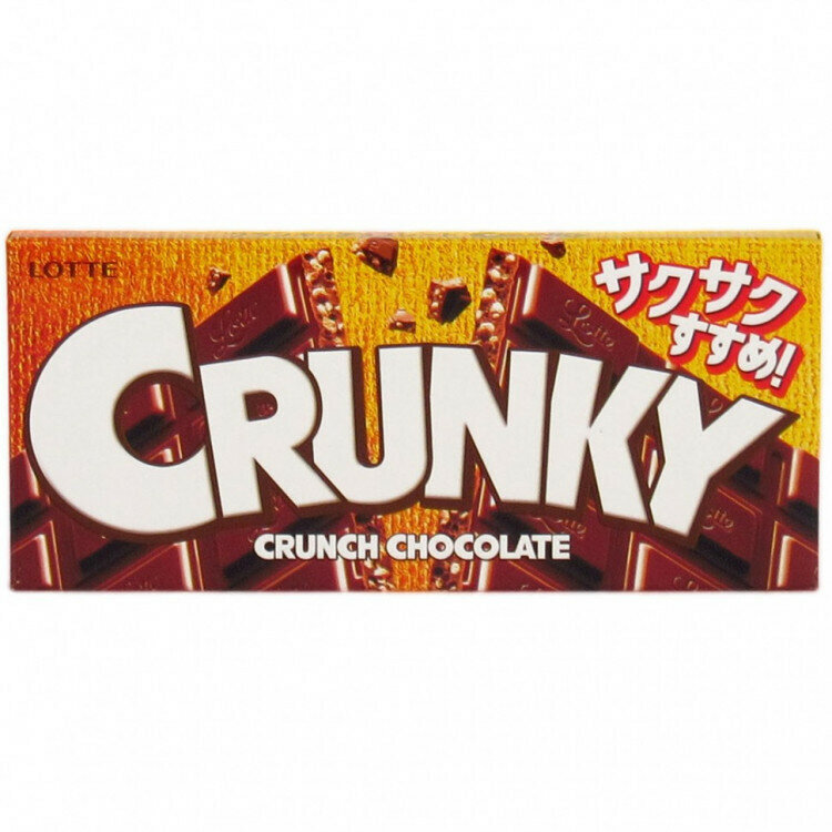 Шоколад хрустящий Lotte Crunky 45 г, Япония