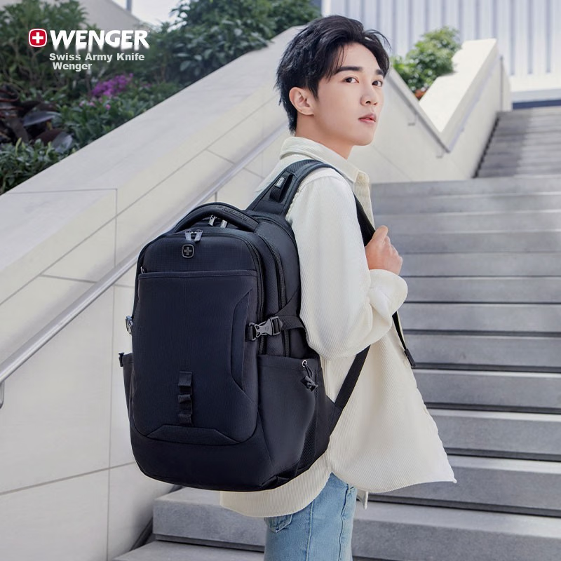 Рюкзак WENGER Swiss Army Knife Backpack, 15.6-Inch Laptop Bag, Business Water-Resistant Backpack with Reflective Strips for Men And Women