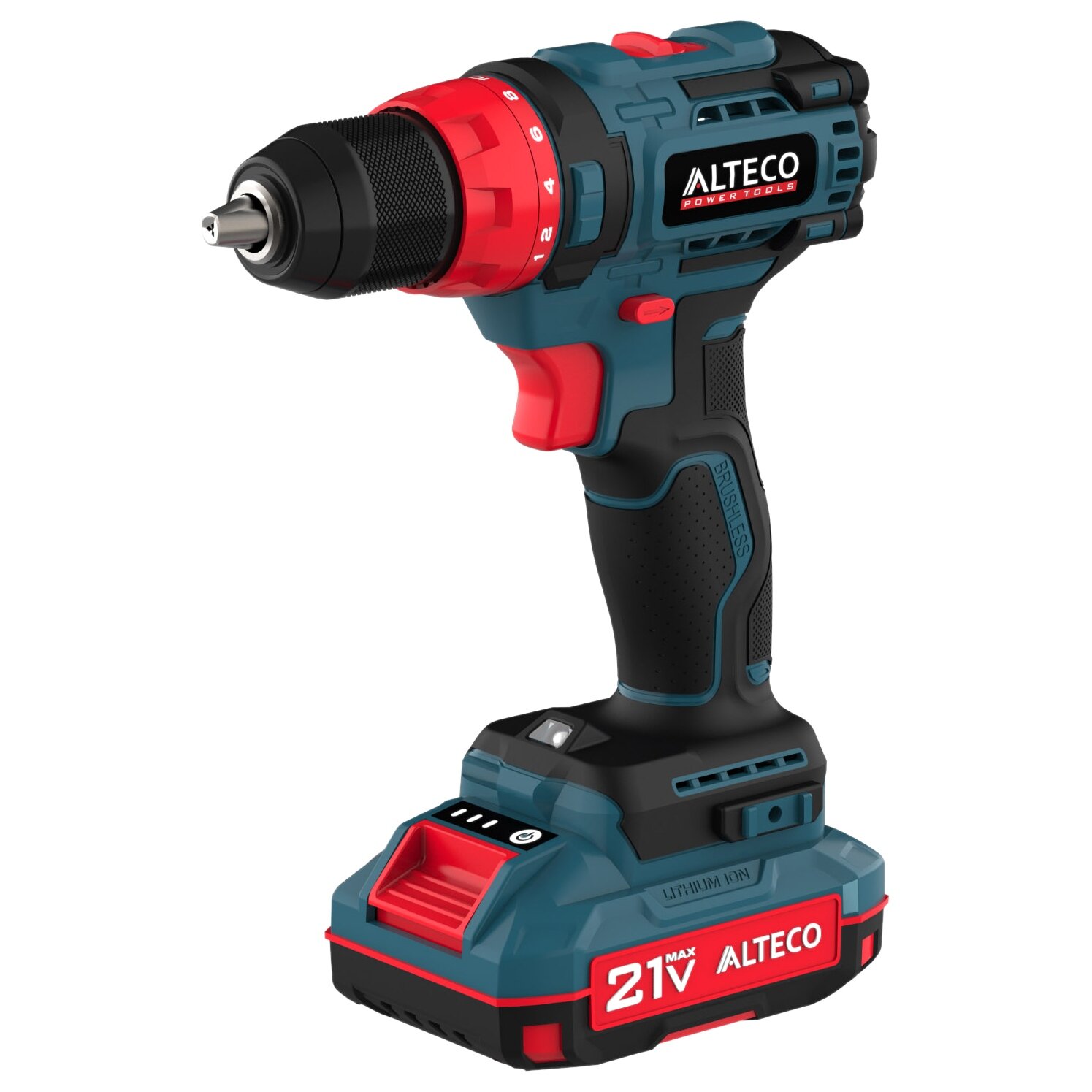 Бесщеточная аккумуляторная дрель-шуруповерт ALTECO CD 21-45 BL