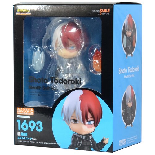 Фигурка Good Smile Company Smile Company Nendoroid My Hero Academia Shoto Todoroki Stealth, 10 см shoto print anime backpack my hero academia solid usb large capacity schoolbag shoulderbag bookbag travelbag unisex bags fashion