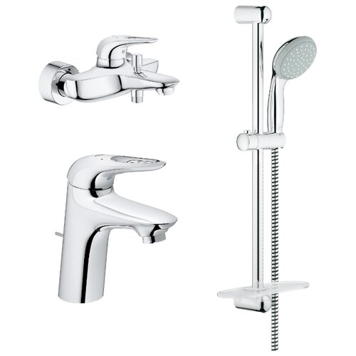 фото Душевой набор (гарнитур) grohe eurostyle new 124416 хром