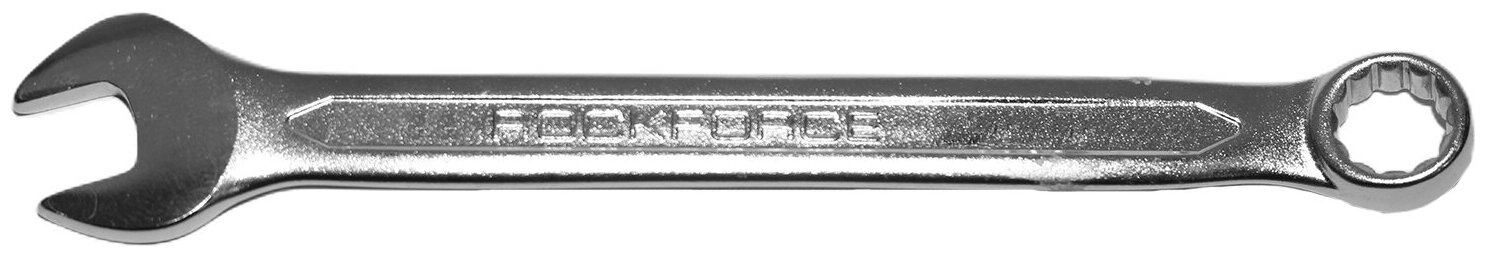 Прямой двенадцатигранный комбинированный ключ Rockforce Rock force - фото №4