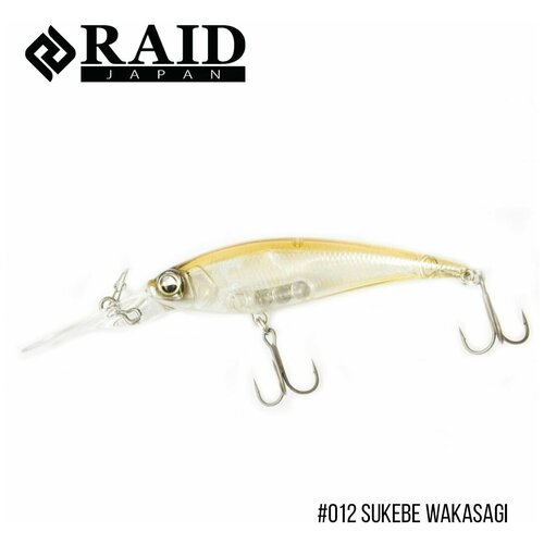фото Воблер raid level shad sprinter 68mr 68mm, 5.6g #012 sukebe wakasagi raid japan