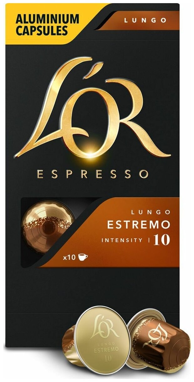 Набор кофе в капсулах L'OR Espresso Lungo Estremo, 100 шт - фотография № 2