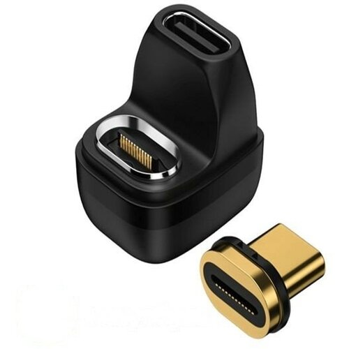 Переходник USB 4 Type C мама-папа разворот с магнитным разъёмом