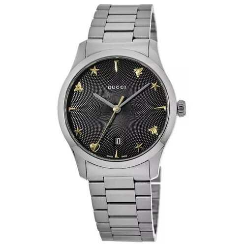 Наручные часы Gucci G-Timeless YA1264029A серебристого цвета