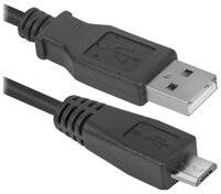 Кабель Defender USB - microUSB (USB08-06) 1.8 м черный