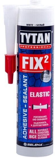 Клей-герметик Tytan Professional Fix? Elastic, 290 мл, белый