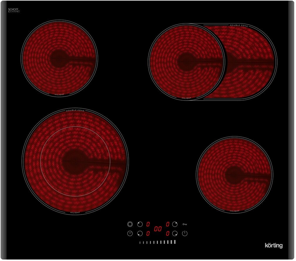 Встраиваемая электрическая варочная панель Korting HK 62550 B