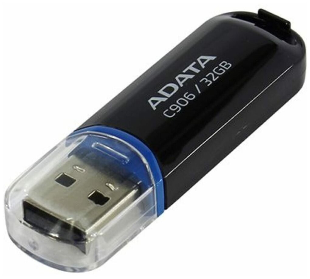 Флэш-память USB_ 32 GB A-DATA Classic C906, USB 2.0, Черный