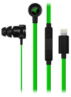 Наушники Razer Hammerhead for iOs green/black