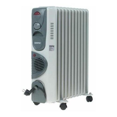 Радиатор масляный Centek CT-6204-11, светло-серый