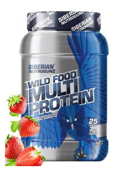 Siberian Nutrogunz Multi protein (750 гр) (клубника)