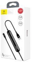 Аккумулятор Baseus Energy Two-in-one Power Bank Cable черный коробка