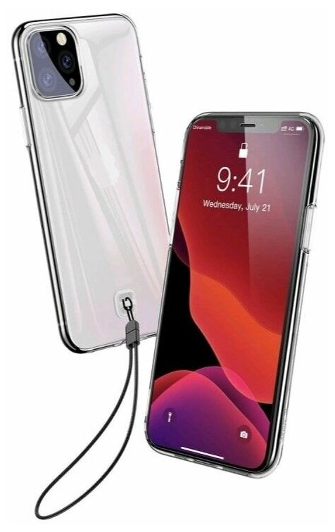 Чехол iPhone 11 Pro Transparent Key Baseus прозрачный