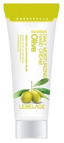 Lebelage Крем для рук увлажняющий с оливой - Daily moisturizing olive, 100мл