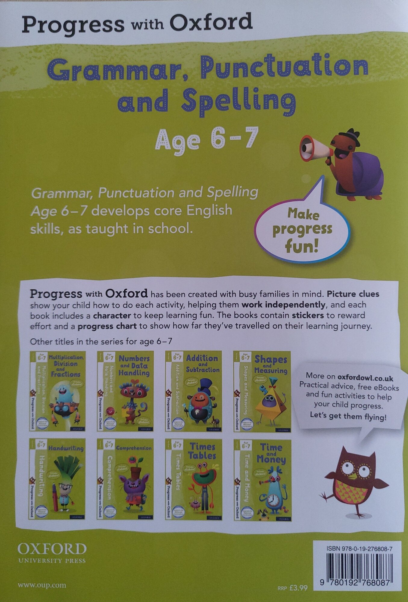Книга Grammar, Punctuation and Spelling. Age 6-7 - фото №3
