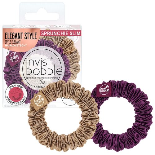 SPRUNCHIE SLIM The Snuggle is Real резинки для волос invisibobble