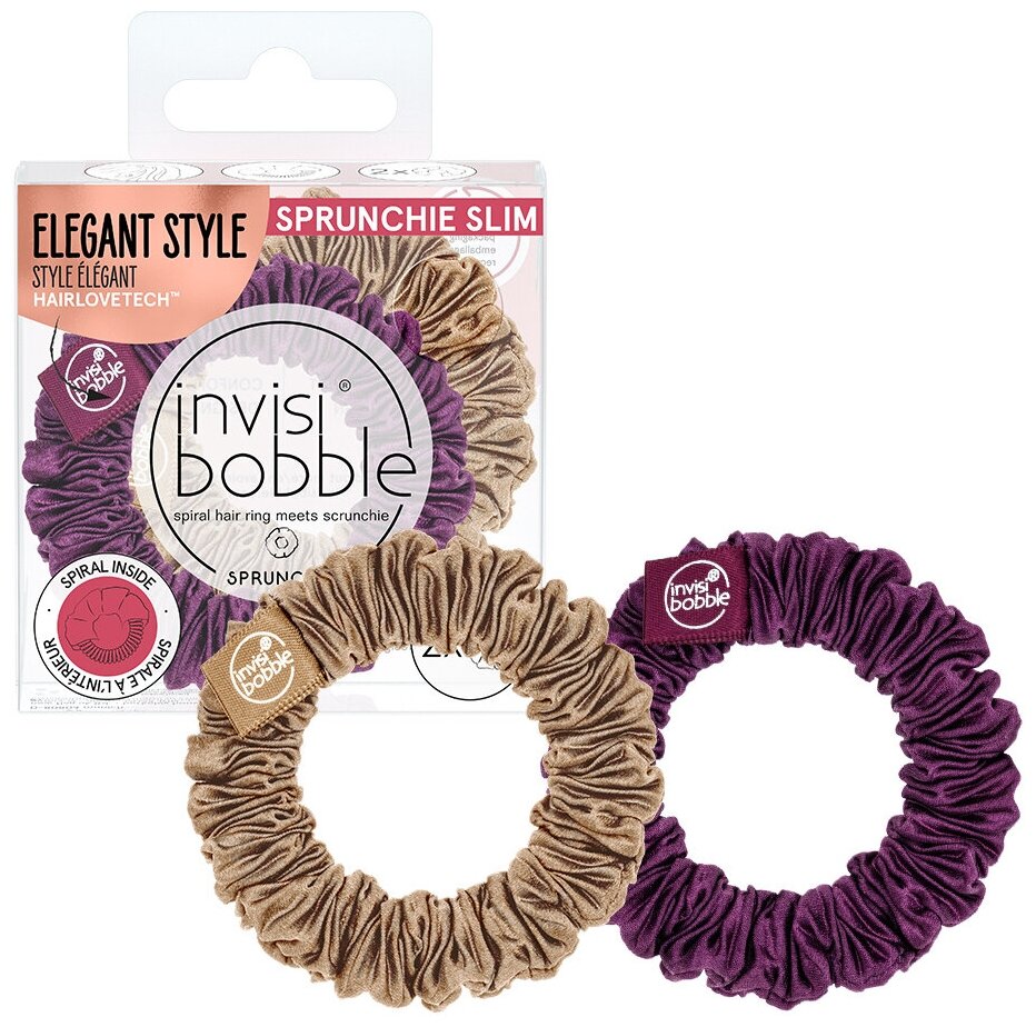 SPRUNCHIE SLIM The Snuggle is Real резинки для волос invisibobble