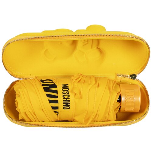 Зонт складной Moschino 8042-superminiU Shadow Bear Yellow