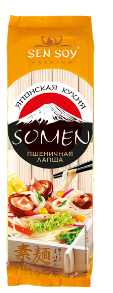 Лапша SEN SOY пшеничная "Somen" 300г Китай - фотография № 1