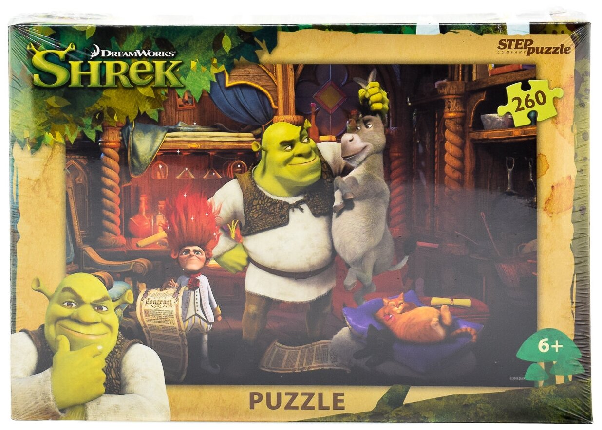 Пазл 260 электронный Shrek (Степ пазл) / Пазлы / Настольные и печатные игры