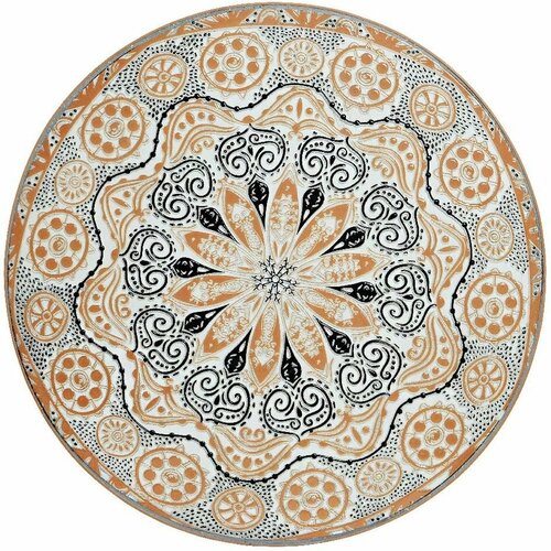 Садовый кофейный столик с мозаикой очарование востока складной металл керамика 67х36 см Kaemingk 16737₽