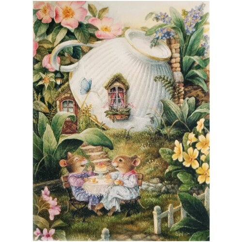 Схема/Принт для вышивки лентами FeDi, 