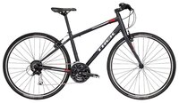 Шоссейный гибрид TREK FX 3 Womens (2019) matte trek black XS (158-165) (требует финальной сборки)