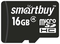 Карта памяти SmartBuy microSDHC Class 4 16GB