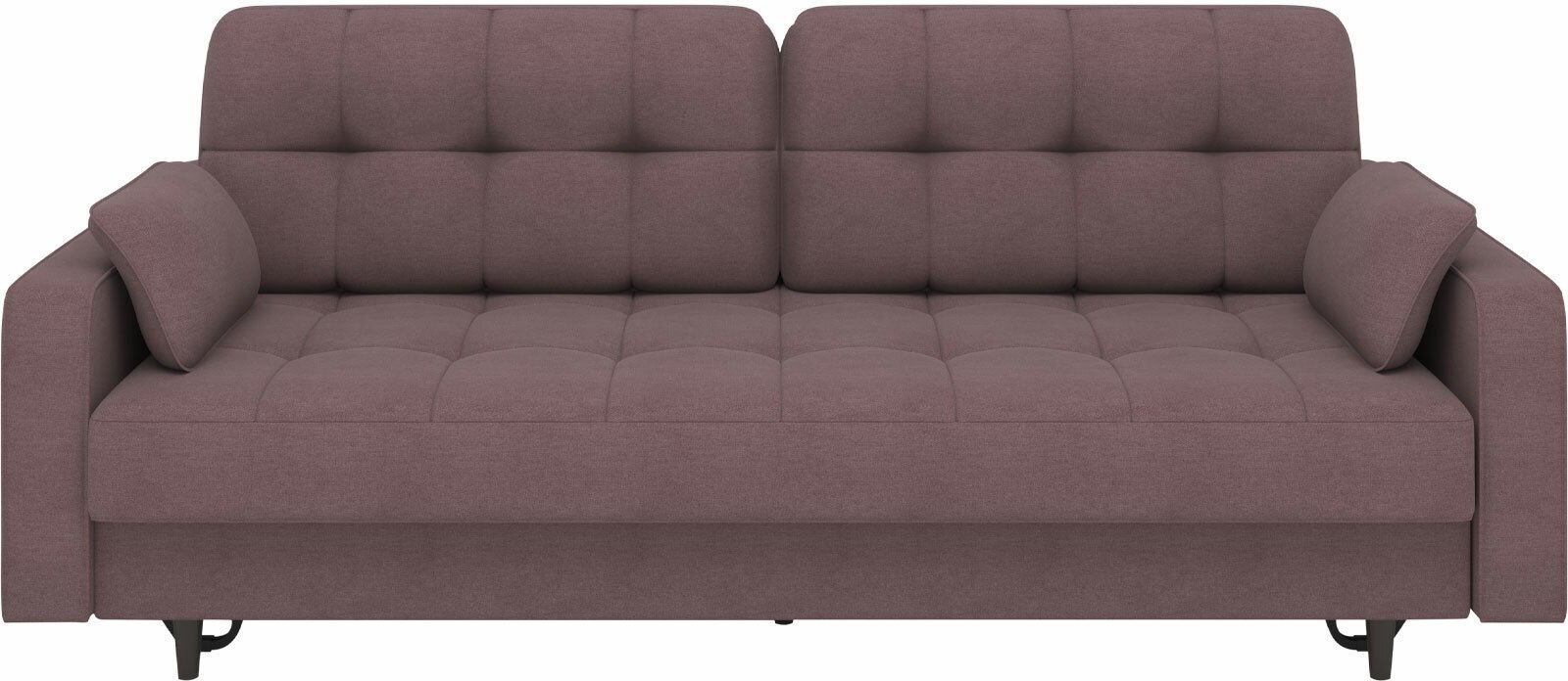 Прямой диван Первый Мебельный Санфорд Коричневый, шенилл - фотография № 2