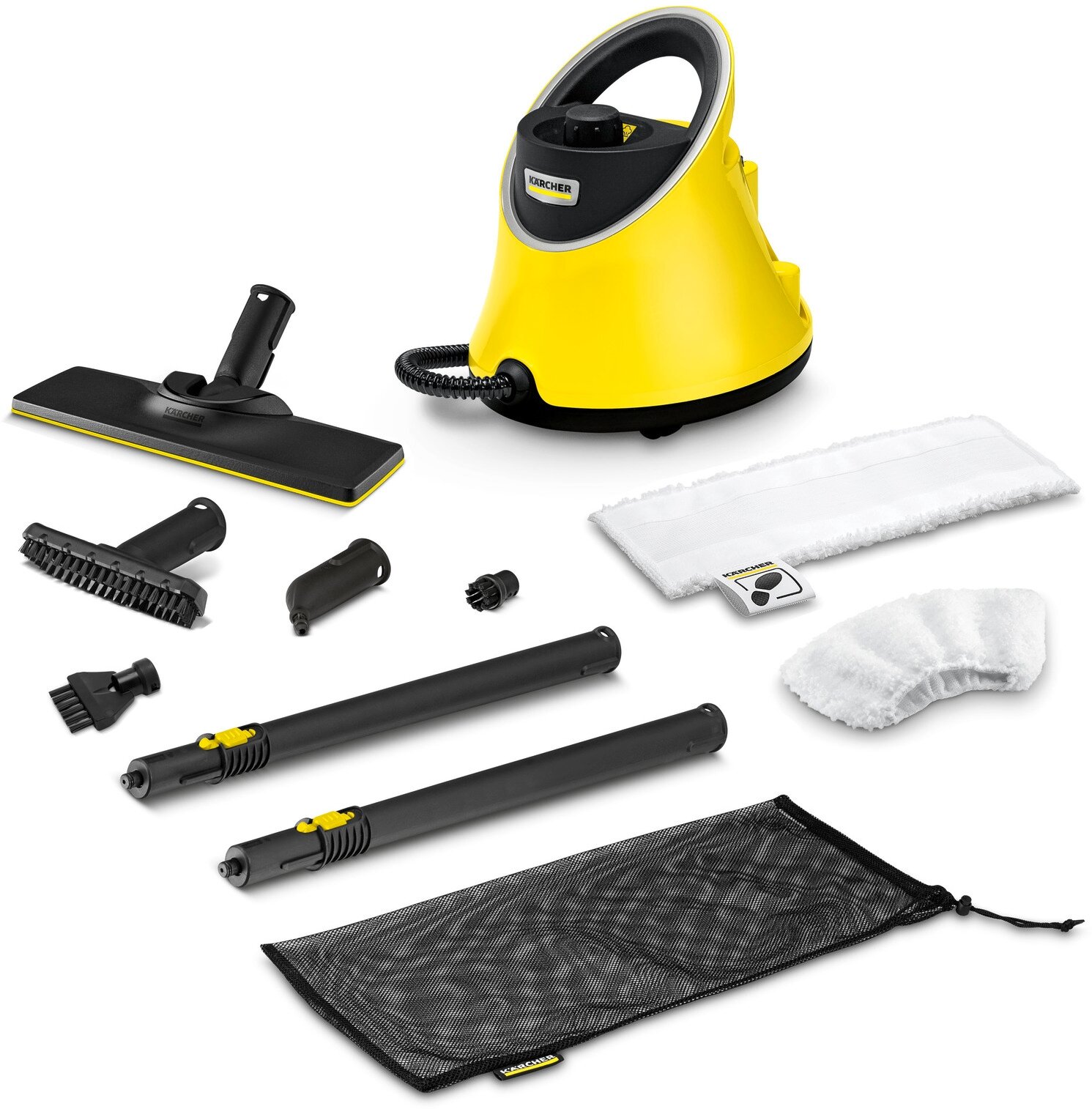 Пароочиститель KARCHER SC 2 Deluxe EasyFix + набор салфеток Wipe 1.513-243-WI