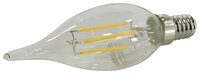 Лампа светодиодная SmartBuy E14, C37, 5 Вт, 3000 К