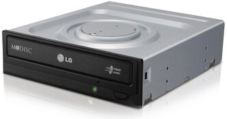 Привод для ПК DVD±RW LG GH24NSD SATA черный OEM