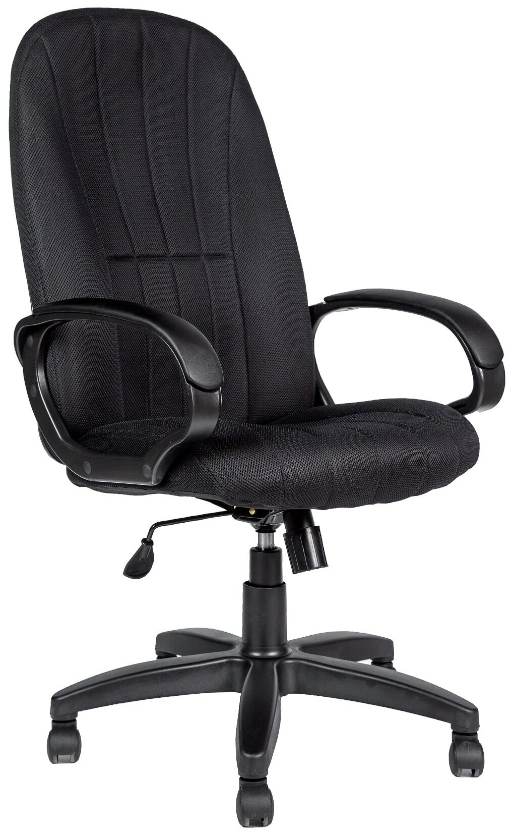 Компьютерное кресло Евростиль Вега Ультра SOFT офисное, обивка: ткань/сетка, цвет: черный