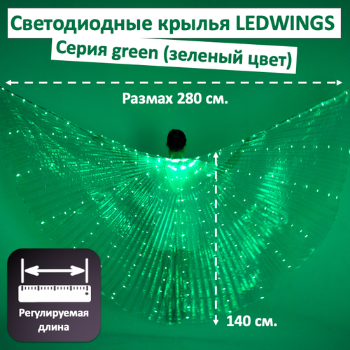 фото Светодиодные крылья для танца ledwings