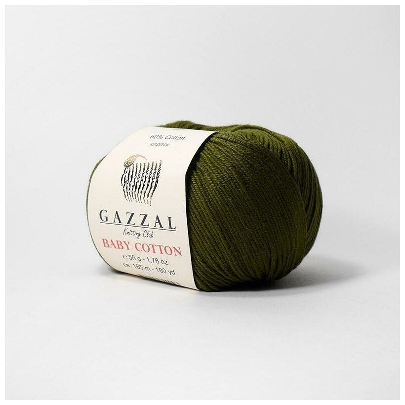 Пряжа Gazzal Baby Cotton цвет 3463