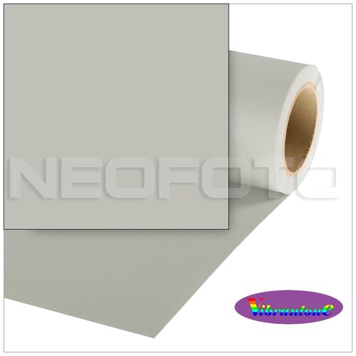 Фон бумажный серый Vibrantone VBRT2105 Pastel Grey 2.1 Х 6м