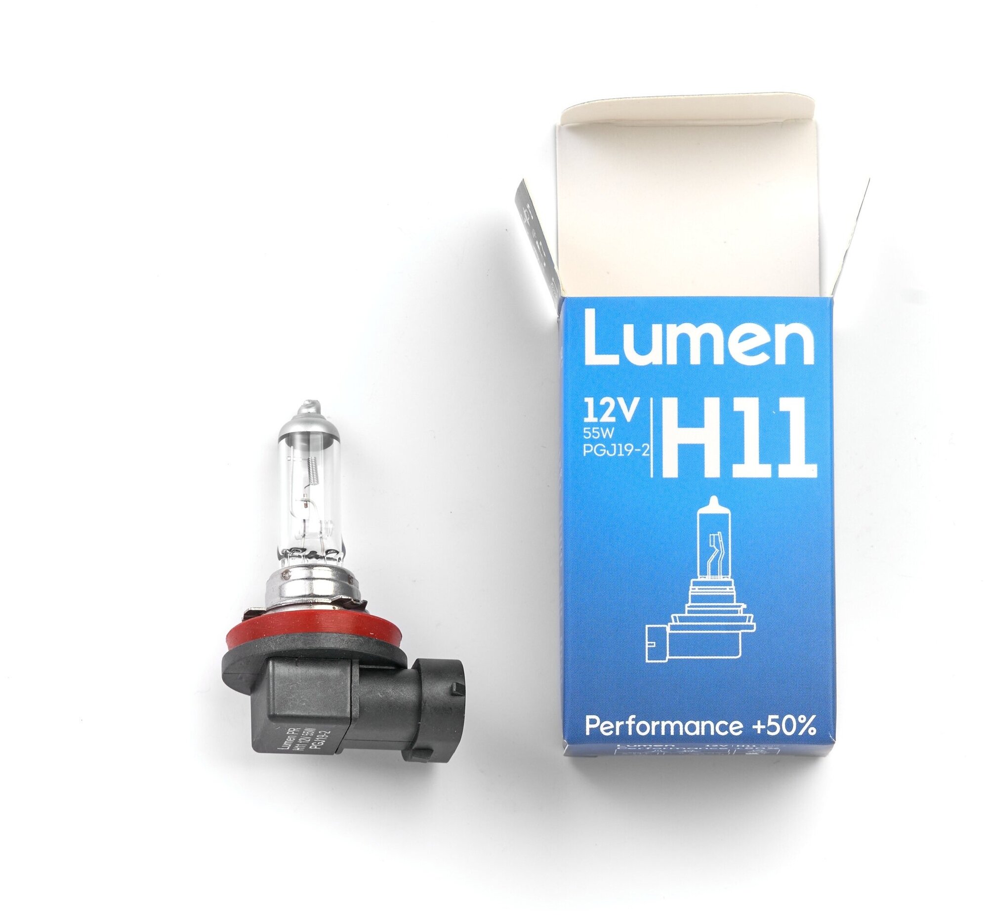 Галогенная лампа H11 Lumen Performance +50% 12V-55W PGJ19-2