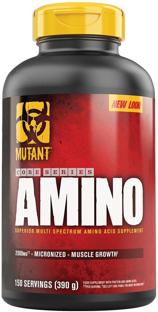 Аминокислоты и BCAA для спорсменов MUTANT AMINO 1300mg х 300 tabs (390g)