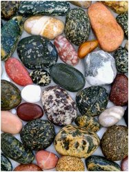 Галька черноморская, природный камень для аквариума 1кг