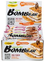 BombBar протеиновый батончик Natural Bar + Vitamin C (60 г)(20 шт.) овсяный с вишней