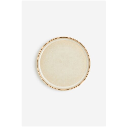Керамическая тарелка с низким бортом, 22 см, H&M