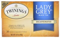 Чай черный Twinings Lady Grey без кофеина в пакетиках, 20 шт.